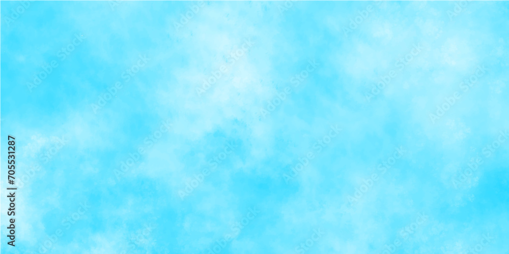 Sky blue smoke swirls reflection of neon cumulus clouds fog and smoke.realistic fog or mist fog effect,cloudscape atmosphere liquid smoke rising vector illustration smoke exploding transparent smoke.	
