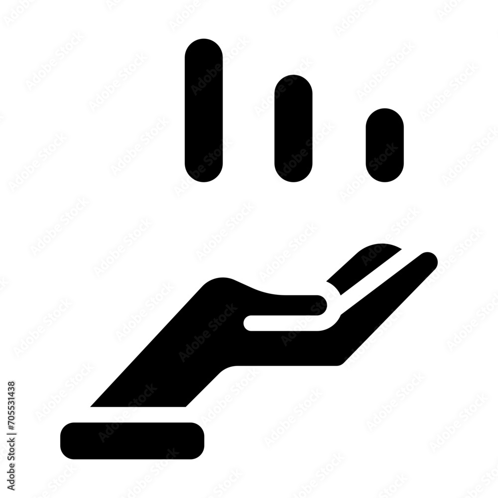 analytic glyph icon analytic glyph icon