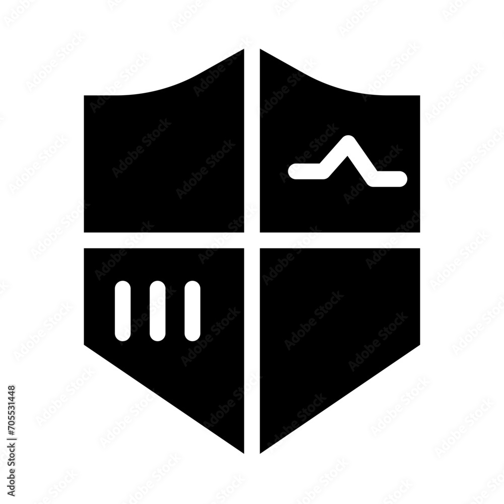 analytic glyph icon