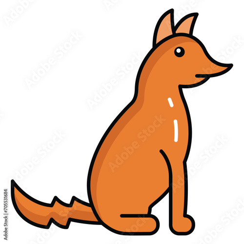  Clever and cunning canines, known for their agility and bushy tails.