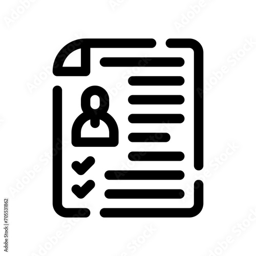 documentation line icon
