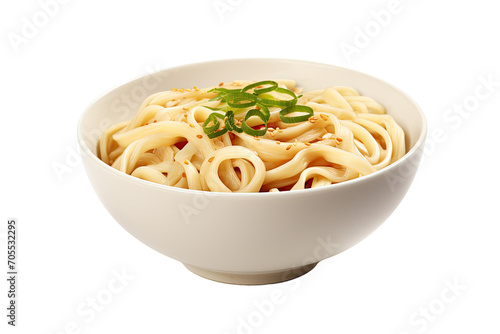 Spicy Noodle Bowl Concept Isolated on Transparent Background