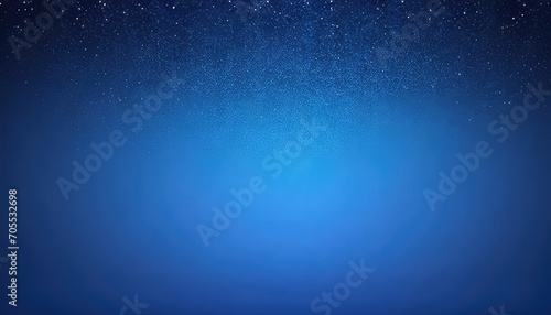 Abstract Christmas background in blue color with copyspace