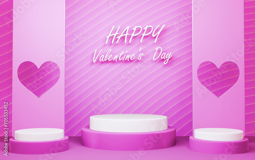 Valentine's Day concept. ba...