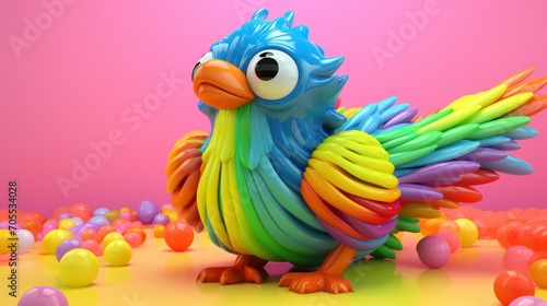 colorful parrot © Sania