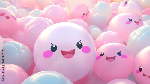 pink balloons