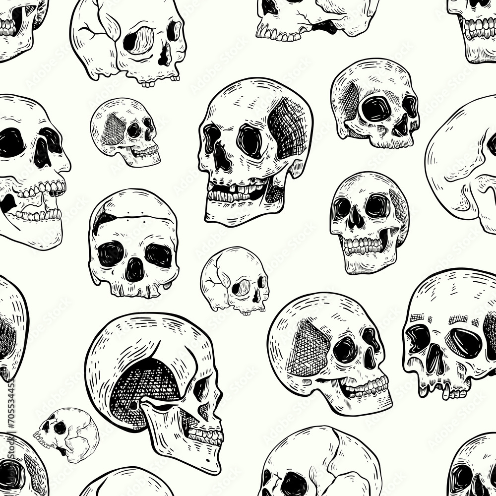 SKULL PATTERN SKULL PATTERN
