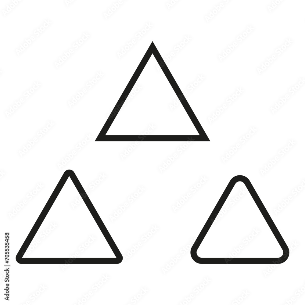 Brush paint ink triangle shaped elements. Vector illustration. EPS 10. Brush paint ink triangle shaped elements. Vector illustration. EPS 10.