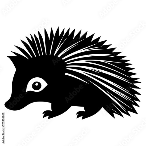 hedgehog Vector Illustration.