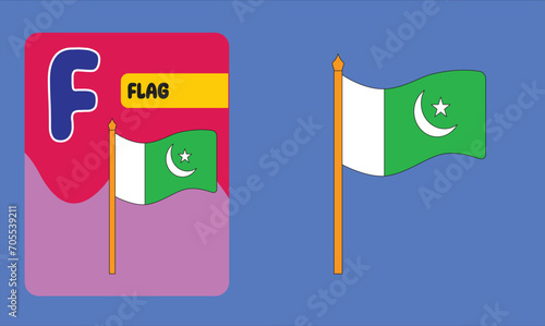 Alphabet cards for kids. Educational preschool learning ABC card with animal and letter cartoon vector illustration set. Flashcards with cute characters and english words placed in alphabetical order.