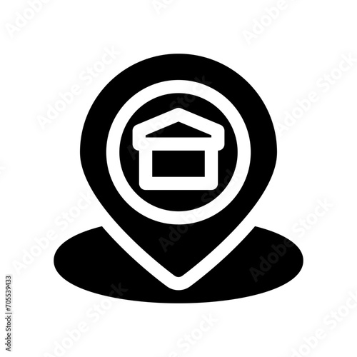 address glyph icon