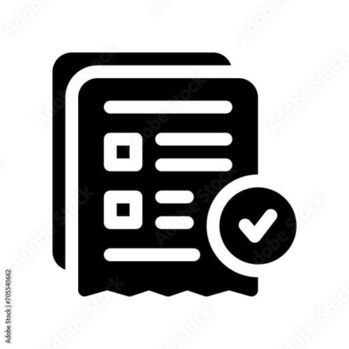 acceptance glyph icon
