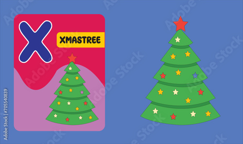 Alphabet cards for kids. Educational preschool learning ABC card with animal and letter cartoon vector illustration set. Flashcards with cute characters and english words placed in alphabetical order.