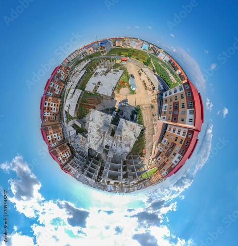 Wallpaper Mural Panoramic view of housing development and environmental degradation Torontodigital.ca