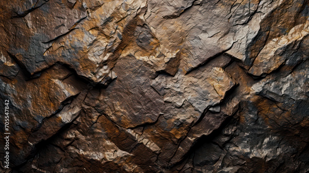 A textured black stone background crafted from the rough, dark grey surface of a mountain, complete with cracks and ample space for creative design A textured black stone background crafted from the rough, dark grey surface of a mountain, complete with cracks and ample space for creative design