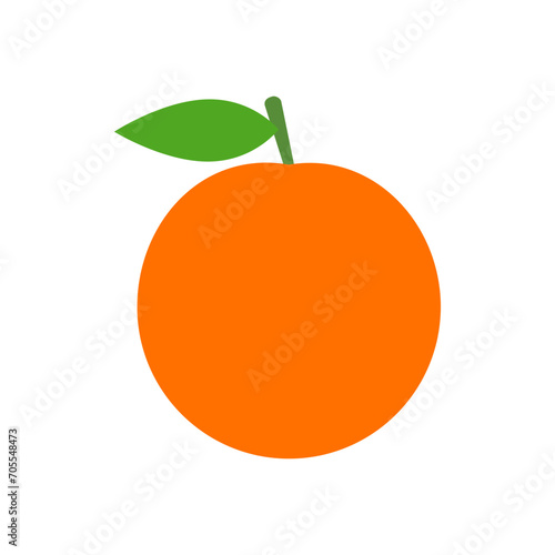 Orange icon vector. Fruits illustration sign. Vitamins symbol. Vegetarian logo. Food mark.