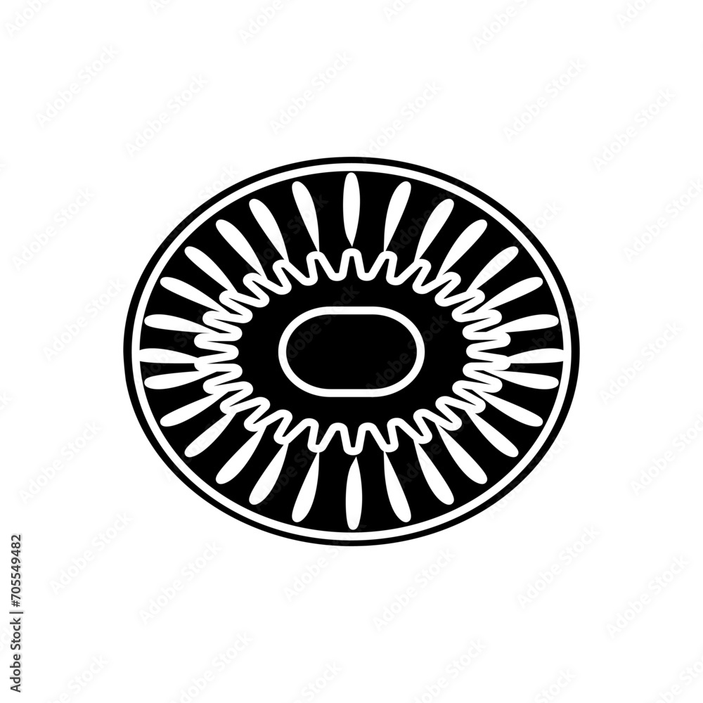 Kiwi icon vector. Fruits illustration sign. Vitamins symbol. Vegetarian logo. Food mark. Kiwi icon vector. Fruits illustration sign. Vitamins symbol. Vegetarian logo. Food mark.