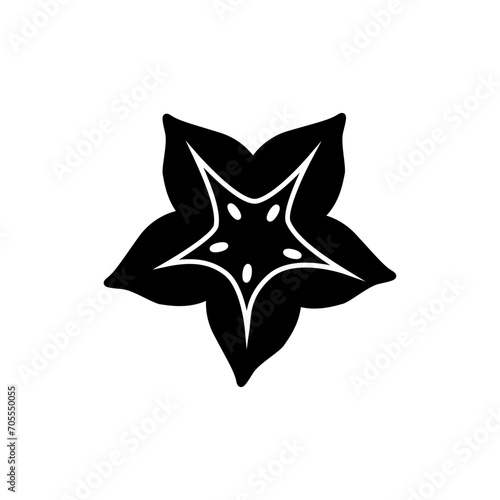 Carom icon vector. Fruits illustration sign. Vitamins symbol. Vegetarian logo. Food mark.

