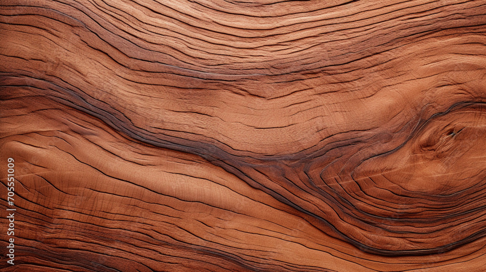 Grooves of Teak Wood Texture