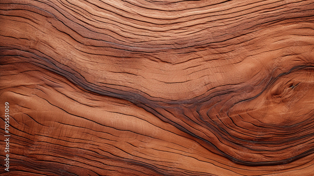 Naklejka premium Grooves of Teak Wood Texture