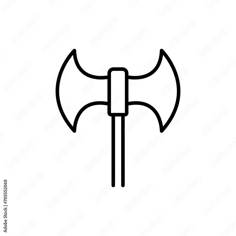 Axe outline icons, minimalist vector illustration ,simple transparent graphic element .Isolated on white background Axe outline icons, minimalist vector illustration ,simple transparent graphic element .Isolated on white background