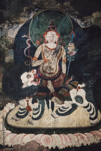 Frescoes of the Chimre Monastery, Thangkas, Buddhist Art, Tibetan Buddhism