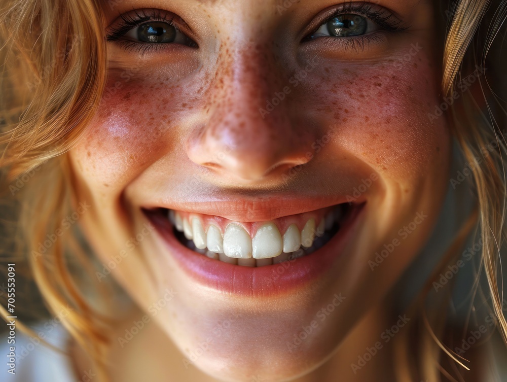 Smiling Woman with Perfect Teeth Smiling Woman with Perfect Teeth