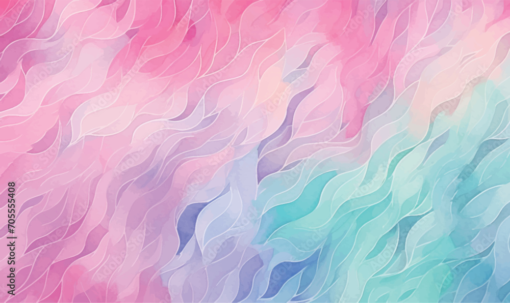abstract colorful background with waves pastel color