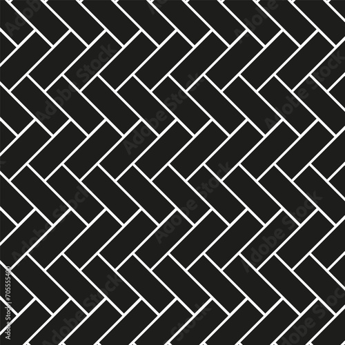 ceramic black bricks or metro tiles. Vector illustration. EPS 10. photo