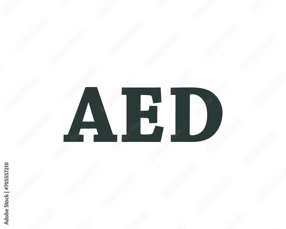 AED LOGO DESIGN VECTOR TEMPLATE AED LOGO DESIGN VECTOR TEMPLATE
