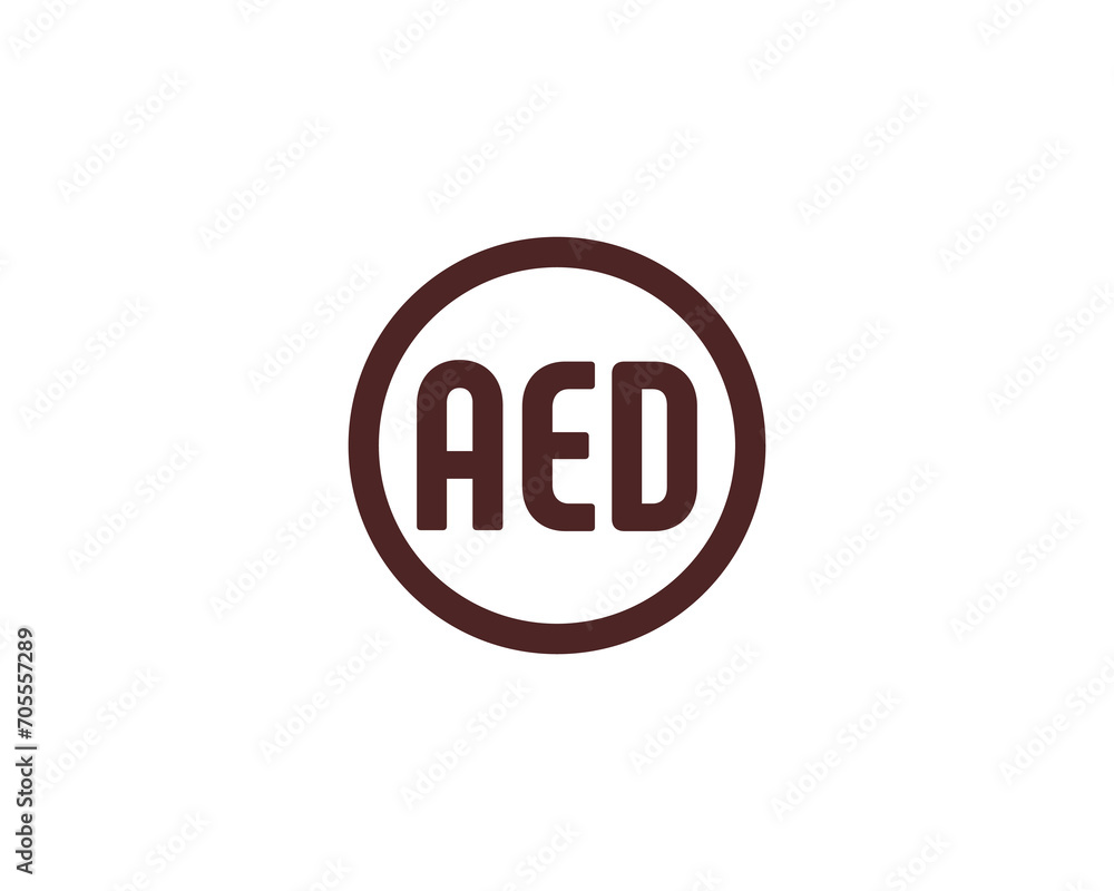 AED LOGO DESIGN VECTOR TEMPLATE AED LOGO DESIGN VECTOR TEMPLATE