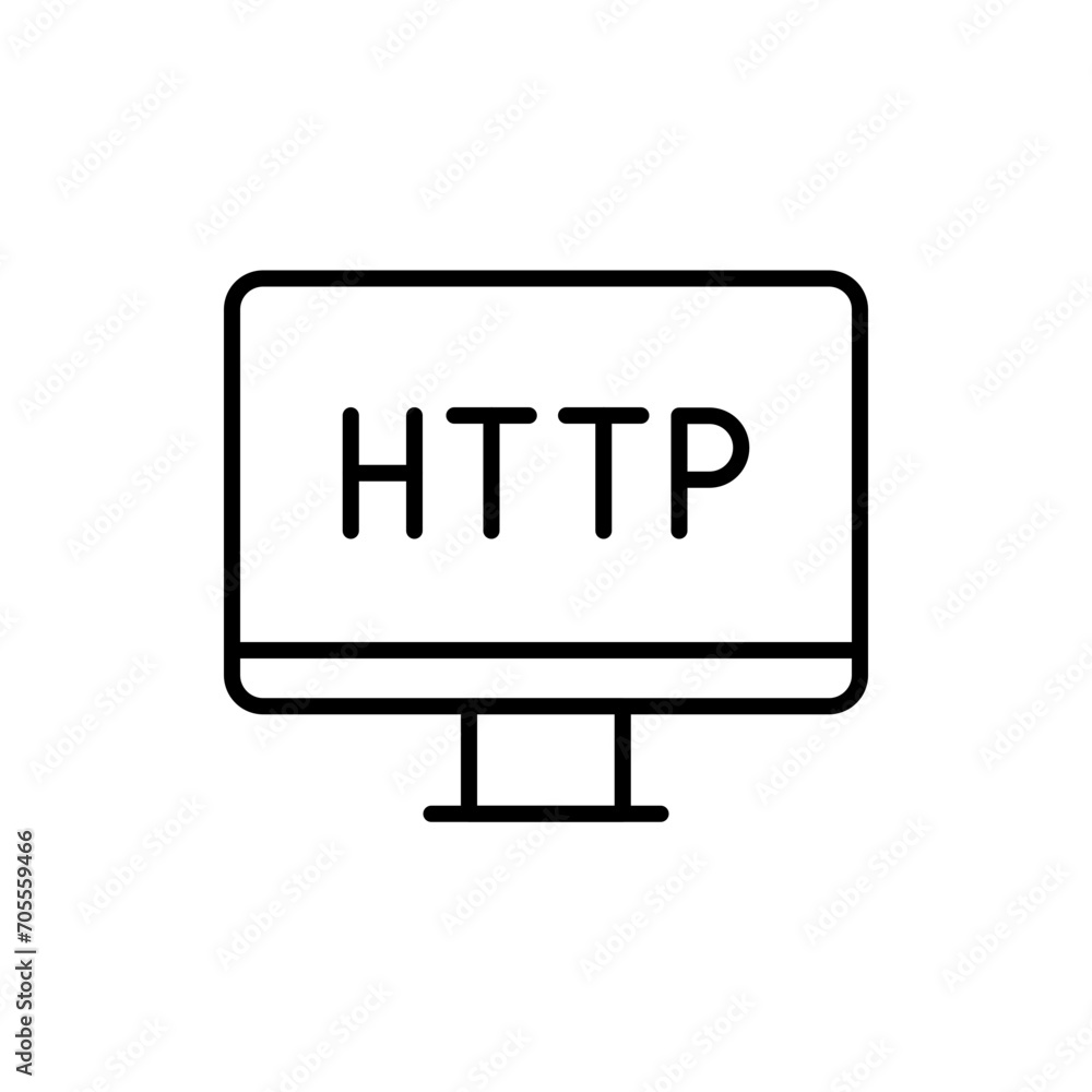 Online browser outline icons, minimalist vector illustration ,simple transparent graphic element .Isolated on white background Online browser outline icons, minimalist vector illustration ,simple transparent graphic element .Isolated on white background
