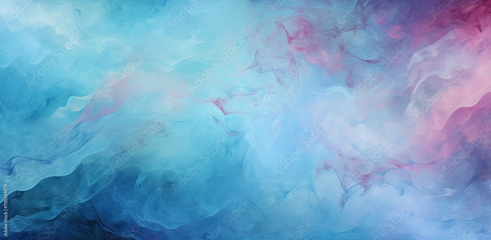 A painting of a colorful swirl of blues, in the style of textured backgrounds.