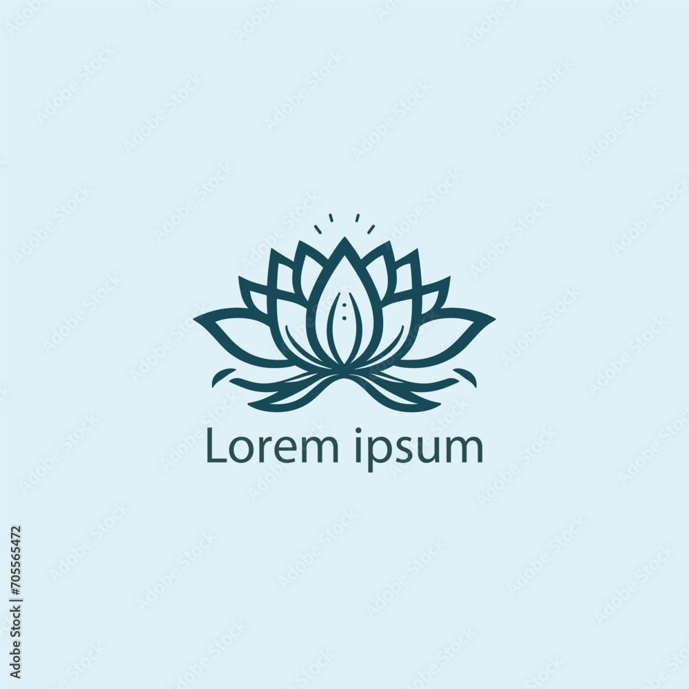 Fototapeta premium yoga logo design