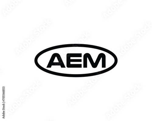 AEM LOGO DESIGN VECTOR TEMPLATE photo