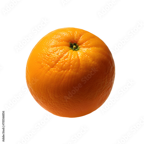 an orange fruit on a transparent background fresh healthy