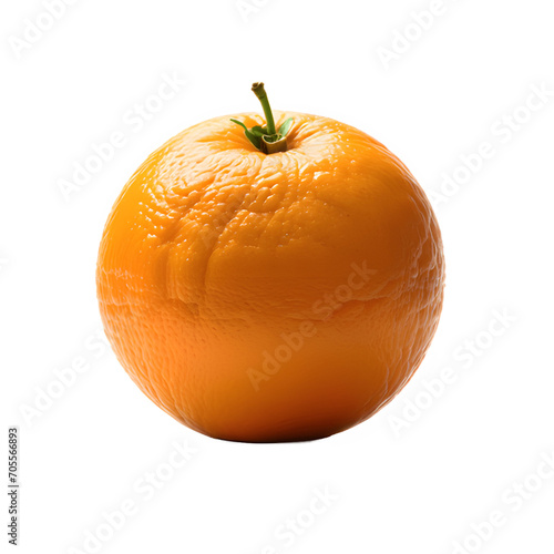 an orange fruit on a transparent background fresh healthy