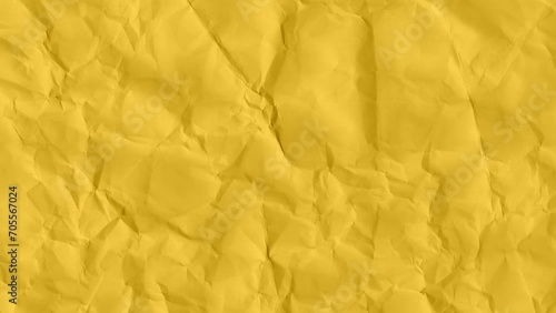 Wallpaper Mural Abstract art background animation yellow crumpled paper. Realistic cartoon wrinkled surface texture in modern trendy stop motion style. Fashion minimal dynamic concept design. Torontodigital.ca