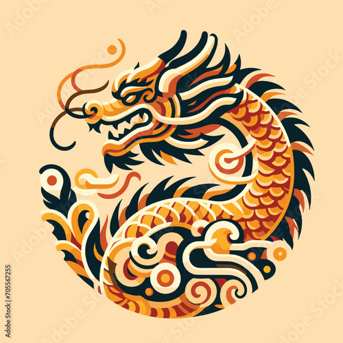 Welcome the Chinese New Year with our 2024 Dragon Icon! This charming design features a stylized dragon, a symbol of power, strength, and good luck in Chinese culture.