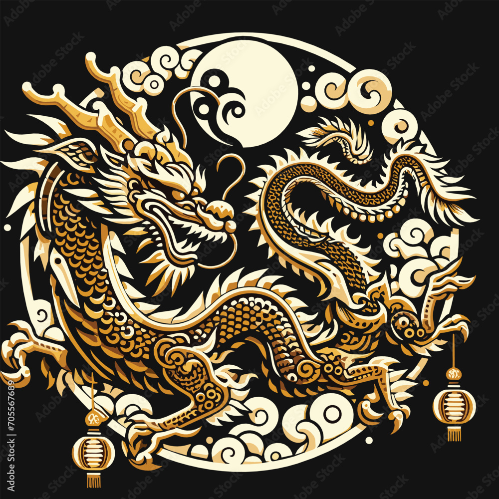 Welcome the Chinese New Year with our 2024 Dragon Icon! This charming design features a stylized dragon, a symbol of power, strength, and good luck in Chinese culture. Welcome the Chinese New Year with our 2024 Dragon Icon! This charming design features a stylized dragon, a symbol of power, strength, and good luck in Chinese culture.