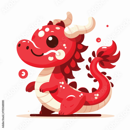 Welcome the Chinese New Year with our 2024 Dragon Icon  This charming design features a stylized dragon  a symbol of power  strength  and good luck in Chinese culture.