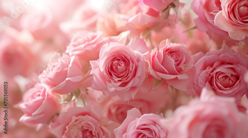 pink roses bouquet © pankajsingh