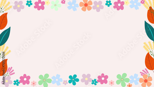 Happy Valentine - blossom flower background