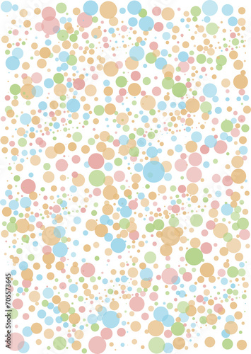 Colorful background. Abstract pattern with cofetty on white background. 