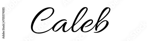 Caleb - black color - name - ideal for websites, emails, presentations, greetings, banners, cards, books, t-shirt, sweatshirt, prints, cricut, silhouette, 