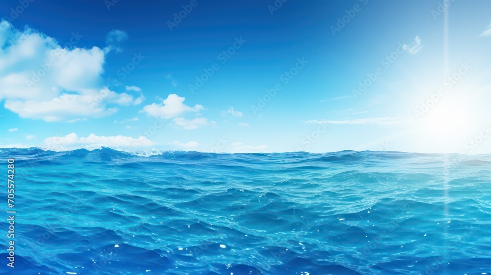 blue sky and sea blue sky and sea