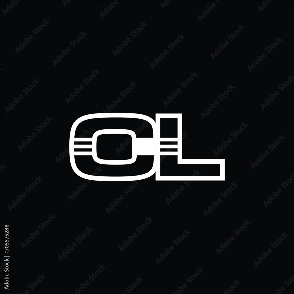 Monogram CL Letter Logo Design. Usable for Business Logo. Logo Element Monogram CL Letter Logo Design. Usable for Business Logo. Logo Element