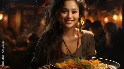 Woman and Spicy Thai