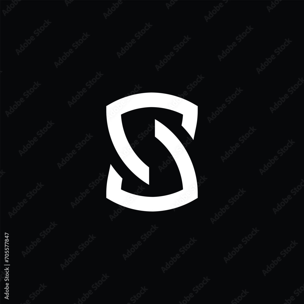 Letter S Logo Design Vector. Usable for Business Logo. Initials Vector Letter S Logo Design Vector. Usable for Business Logo. Initials Vector