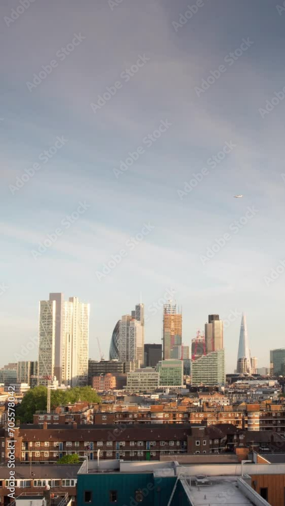 london city skyline timelapse in vertical london city skyline timelapse in vertical